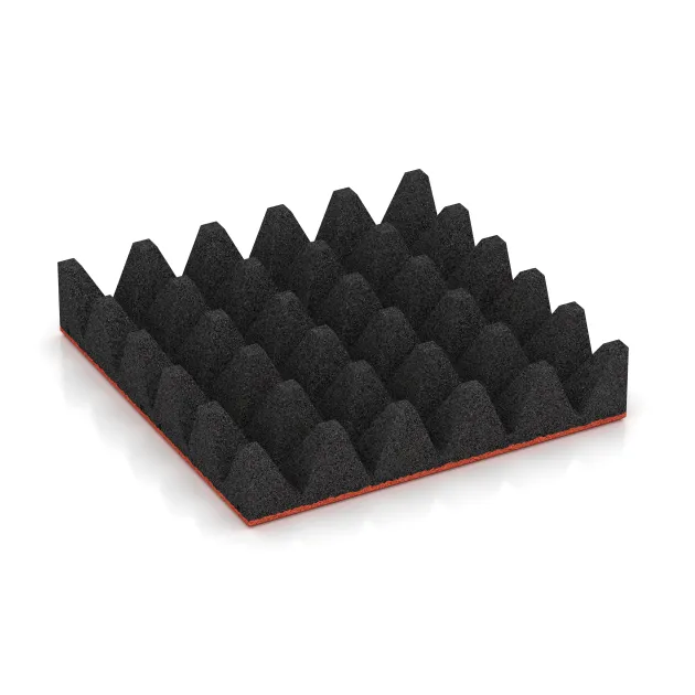 Aufsicht auf die Unterseite, also die Bodenseite von WARCO-Formteil 0742 - Valtegel im Format 500 x 500 x 100 mm.