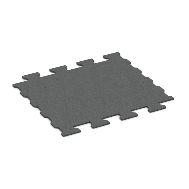 Aufsicht auf die Unterseite, also die Bodenseite von WARCO-Formteil 5194 - Rubberen bestratingsmat im Format 1120 x 1000 x 17 mm.