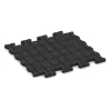 Aufsicht auf die Unterseite, also die Bodenseite von WARCO-Formteil 3545 - Rubberen bestratingsmat im Format 1120 x 1000 x 43 mm.