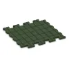 Aufsicht auf die Unterseite, also die Bodenseite von WARCO-Formteil 3547 - Rubberen bestratingsmat im Format 1120 x 1000 x 43 mm.