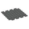 Aufsicht auf die Unterseite, also die Bodenseite von WARCO-Formteil 3548 - Rubberen bestratingsmat im Format 1120 x 1000 x 43 mm.