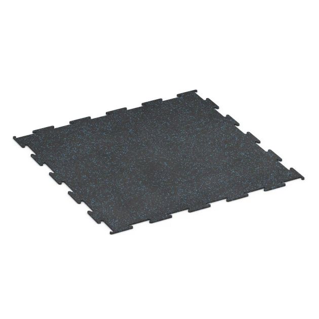 Aufsicht auf die Unterseite, also die Bodenseite von WARCO-Formteil 6451 - Fitnessvloer Compact im Format 100 × 100 × 0,8 cm.