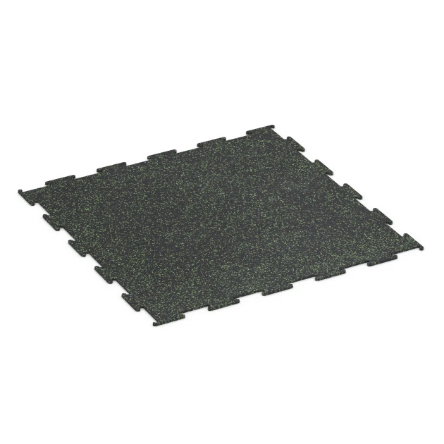 Aufsicht auf die Unterseite, also die Bodenseite von WARCO-Formteil 6453 - Fitnessvloer Compact im Format 100 × 100 × 0,8 cm.