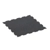 Aufsicht auf die Unterseite, also die Bodenseite von WARCO-Formteil 6456 - Fitnessvloer Compact im Format 50 × 50 × 0,8 cm.