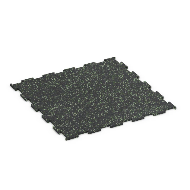 Aufsicht auf die Unterseite, also die Bodenseite von WARCO-Formteil 6459 - Fitnessvloer Compact im Format 50 × 50 × 0,8 cm.