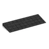 Aufsicht auf die Unterseite, also die Bodenseite von WARCO-Formteil 2508 - Drempelhulp 75 cm im Format 750 x 300 x 50/8 mm.