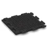Aufsicht auf die Unterseite, also die Bodenseite von WARCO-Formteil 4622 - Terrastegel Classic im Format 500 x 500 x 40 mm.