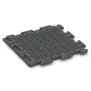 Aufsicht auf die Unterseite, also die Bodenseite von WARCO-Formteil 1256 - Rubberen straattegels Classic im Format 50 x 50 x 3 cm | 0,25 m².