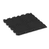 Aufsicht auf die Unterseite, also die Bodenseite von WARCO-Formteil 1606 - Fitnessvloer Rubber Tegels Classic im Format 1000 x 1000 x 30 mm.