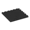 Aufsicht auf die Unterseite, also die Bodenseite von WARCO-Formteil 4638 - Fitnessvloer Rubber Tegels Classic im Format 1000 x 1000 x 30 mm.