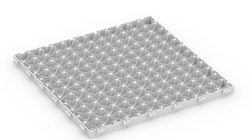 Kunststof roostertegel