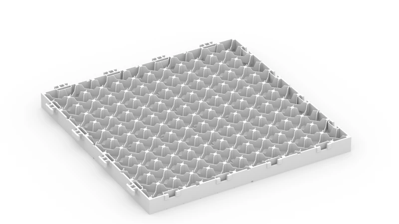 Kunststof roostertegel