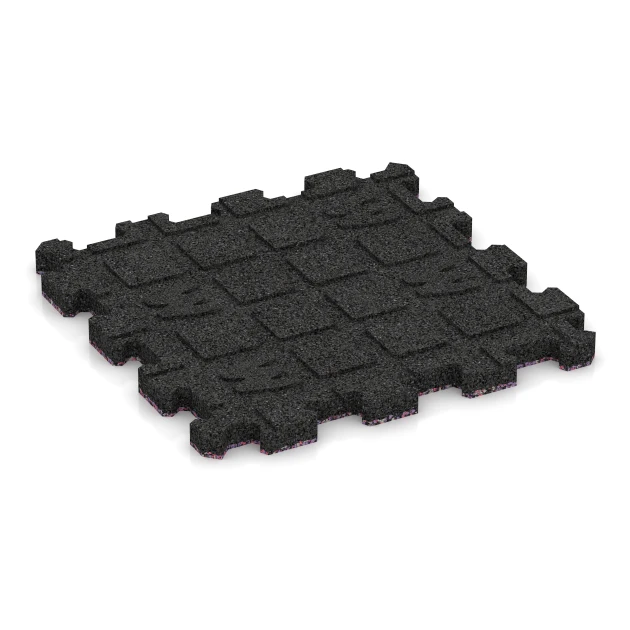 Aufsicht auf die Unterseite, also die Bodenseite von WARCO-Formteil 5430 - Traptegel im Format 30,6 x 30,6 x 2 cm | 0,094 m².