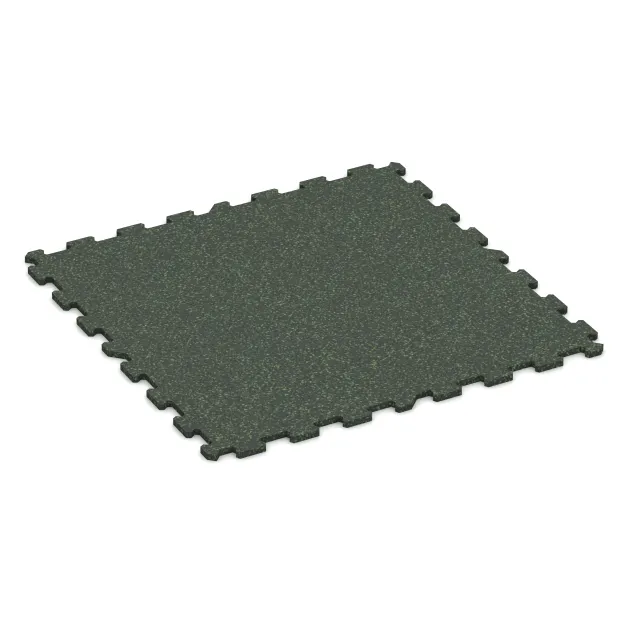 Aufsicht auf die Unterseite, also die Bodenseite von WARCO-Formteil 1099 - Fitnessvloer Compact im Format 970 x 970 x 16 mm.