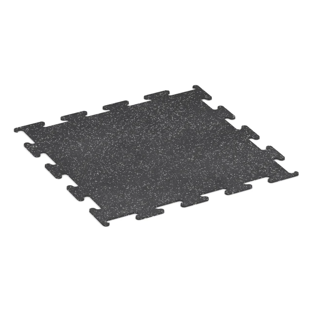 Aufsicht auf die Unterseite, also die Bodenseite von WARCO-Formteil 3776 - Fitness Performance Elite Trainingsvloer im Format 100 x 100 x 1 cm | 1,00 m².