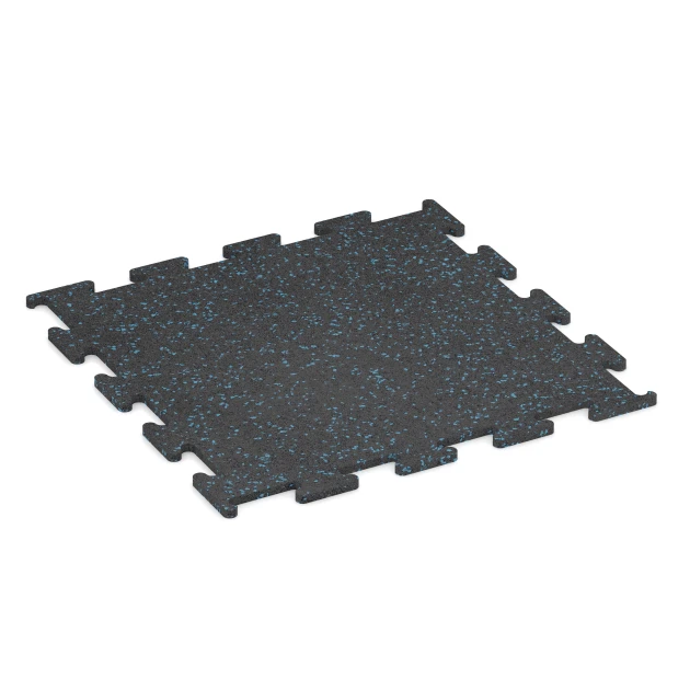 Aufsicht auf die Unterseite, also die Bodenseite von WARCO-Formteil 3766 - Fitness Performance Elite Trainingsvloer im Format 50 x 50 x 1 cm | 0,25 m².
