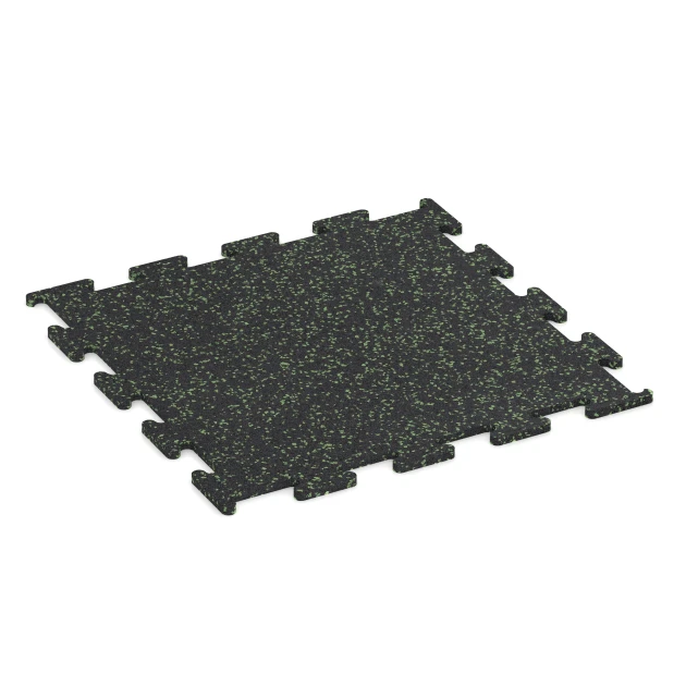 Aufsicht auf die Unterseite, also die Bodenseite von WARCO-Formteil 3767 - Fitness Performance Elite Trainingsvloer im Format 50 x 50 x 1 cm | 0,25 m².