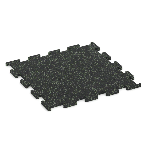 Aufsicht auf die Unterseite, also die Bodenseite von WARCO-Formteil 3771 - Fitness Performance Elite Trainingsvloer im Format 50 x 50 x 1,5 cm | 0,25 m².