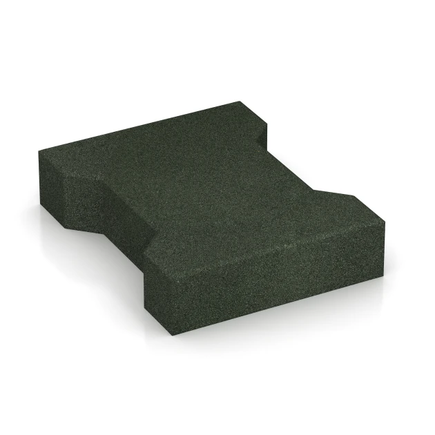 Aufsicht auf die Unterseite, also die Bodenseite von WARCO-Formteil 5267 - H-klinkers im Format 20 × 16,5 × 4,3 cm | 0,0278 m².