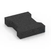 Aufsicht auf die Unterseite, also die Bodenseite von WARCO-Formteil 7068 - H-klinkers im Format 20 x 16,5 x 4,5 cm | 0,0278 m².