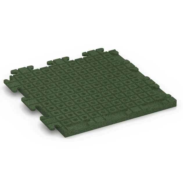 Aufsicht auf die Unterseite, also die Bodenseite von WARCO-Formteil 7054 - Rubber terrastegel Linea im Format 50 x 50 x 3 cm | 0,25 m².
