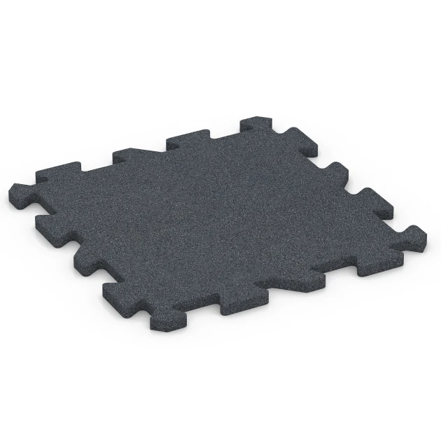 Aufsicht auf die Unterseite, also die Bodenseite von WARCO-Formteil 6986 - Fitnesstegel im Format 50 x 50 x 2 cm | 0,25 m².