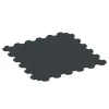 Aufsicht auf die Unterseite, also die Bodenseite von WARCO-Formteil 6376 - Fitness Vloerbeschermingsmat im Format 102,5 x 102,5 x 1,5 cm | 1,05 m².