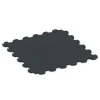 Aufsicht auf die Unterseite, also die Bodenseite von WARCO-Formteil 6377 - Fitness Vloerbeschermingsmat im Format 102,5 x 102,5 x 2 cm | 1,05 m².