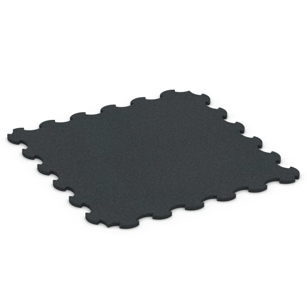 Aufsicht auf die Unterseite, also die Bodenseite von WARCO-Formteil 6377 - Fitness Vloerbeschermingsmat im Format 102,5 x 102,5 x 2 cm | 1,05 m².