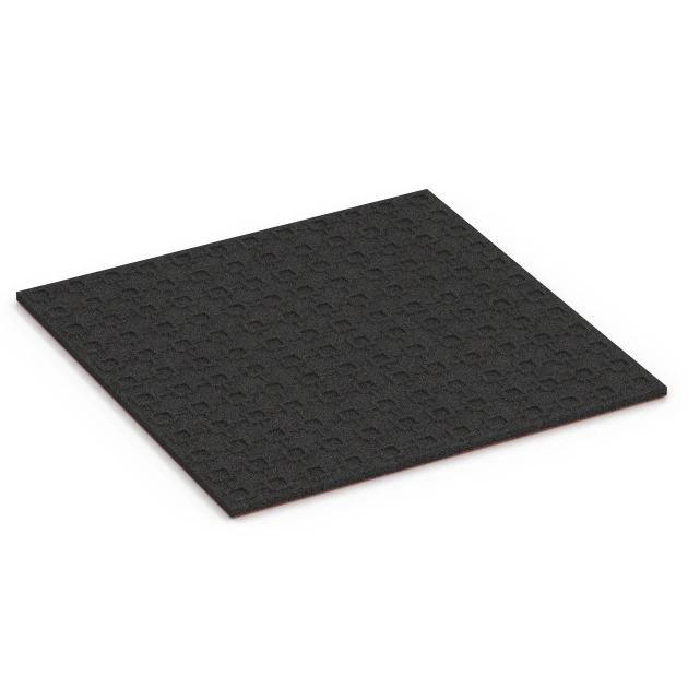 Aufsicht auf die Unterseite, also die Bodenseite von WARCO-Formteil 6380 - Stalmat im Format 100 x 100 x 3 cm | 1,00 m².