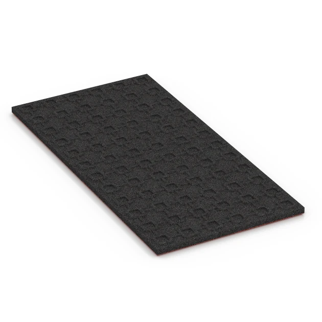 Aufsicht auf die Unterseite, also die Bodenseite von WARCO-Formteil 6382 - Stalmat im Format 100 x 50 x 3 cm | 0,50 m².