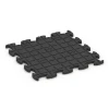 Aufsicht auf die Unterseite, also die Bodenseite von WARCO-Formteil 6825 - Fitness Active vloertegel im Format 44,6 x 44,6 x 1,8 cm.
