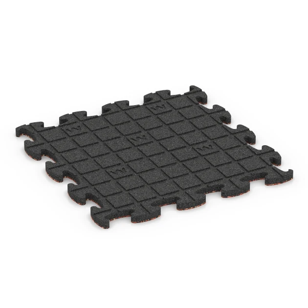 Aufsicht auf die Unterseite, also die Bodenseite von WARCO-Formteil 6800 - Agility vloer hondensport im Format 44,6 x 44,6 x 1,8 cm.