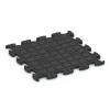 Aufsicht auf die Unterseite, also die Bodenseite von WARCO-Formteil 6830 - Fitness Active vloertegel im Format 46 x 46 x 1,8 cm.