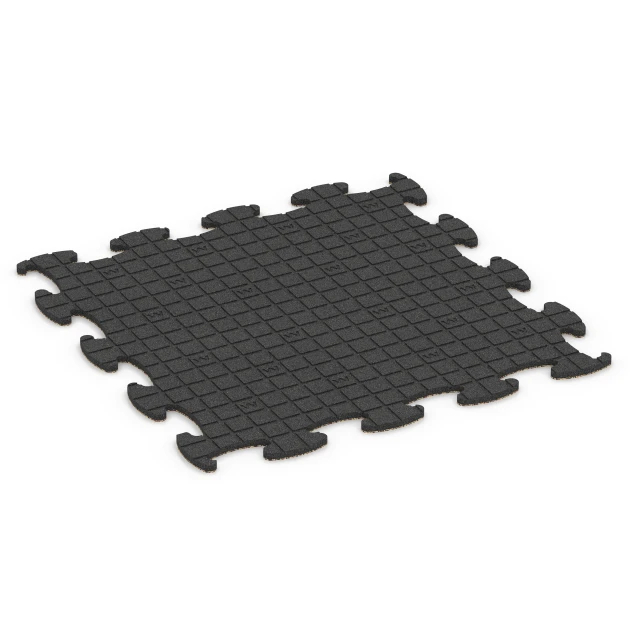 Aufsicht auf die Unterseite, also die Bodenseite von WARCO-Formteil 6808 - Agility vloer hondensport im Format 98 x 98 × 1,8 cm.