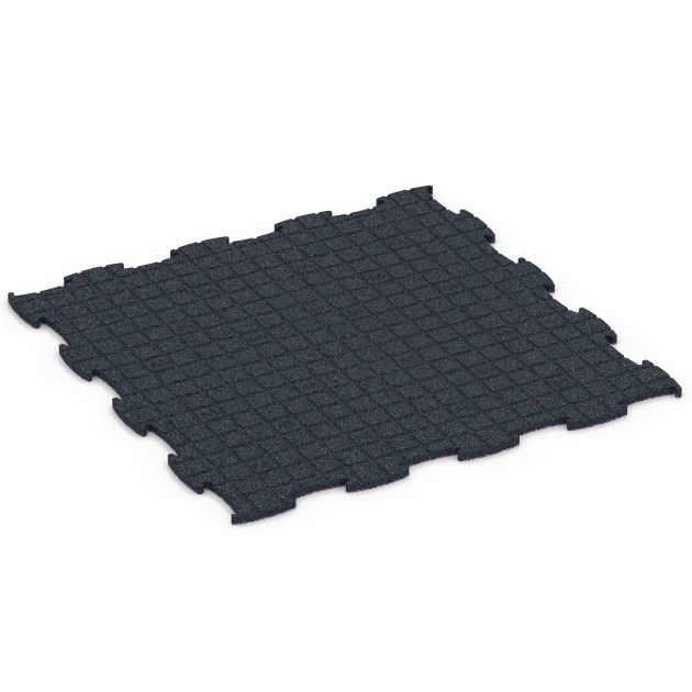 Aufsicht auf die Unterseite, also die Bodenseite von WARCO-Formteil 6837 - Fitness Active vloertegel im Format 97,1 x 97,1 × 1,8 cm.