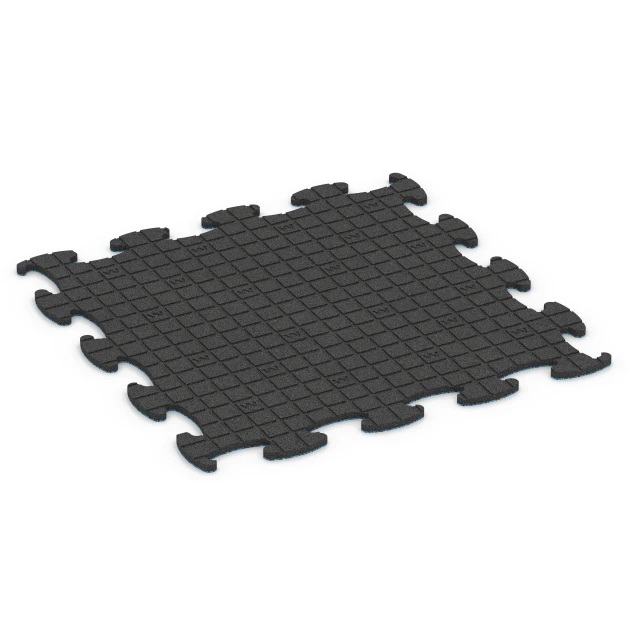 Aufsicht auf die Unterseite, also die Bodenseite von WARCO-Formteil 6812 - Agility vloer hondensport im Format 98 x 98 × 1,8 cm.