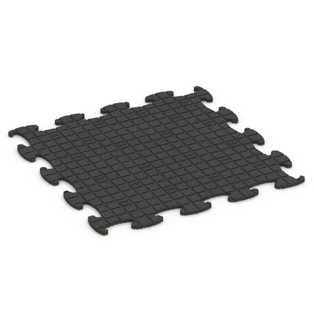 Aufsicht auf die Unterseite, also die Bodenseite von WARCO-Formteil 6840 - Fitness Active vloertegel im Format 98 x 98 × 1,8 cm.