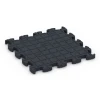 Aufsicht auf die Unterseite, also die Bodenseite von WARCO-Formteil 6846 - Fitness Active vloertegel im Format 44,6 x 44,6 × 2,8 cm.