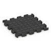 Aufsicht auf die Unterseite, also die Bodenseite von WARCO-Formteil 6885 - Fitness Max vloersysteem im Format 44,6 x 44,6 × 2,8 cm.
