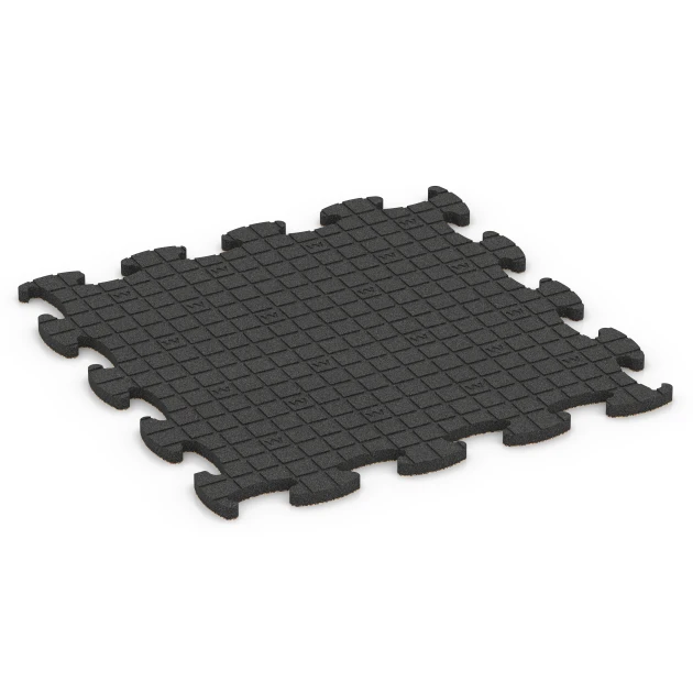 Aufsicht auf die Unterseite, also die Bodenseite von WARCO-Formteil 6889 - Fitness Max vloersysteem im Format 98 x 98 x 2,8 cm.
