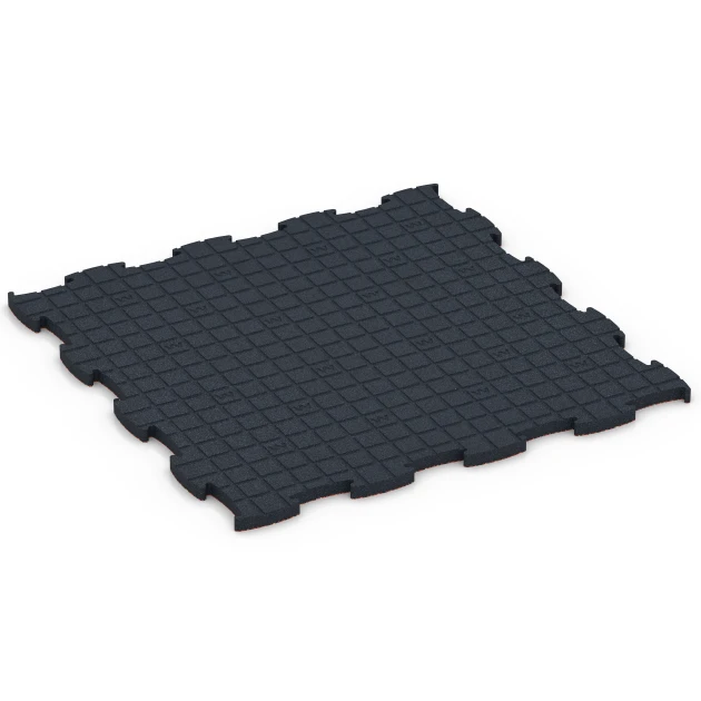 Aufsicht auf die Unterseite, also die Bodenseite von WARCO-Formteil 6890 - Fitness Max vloersysteem im Format 97,1 x 97,1 x 2,8 cm.