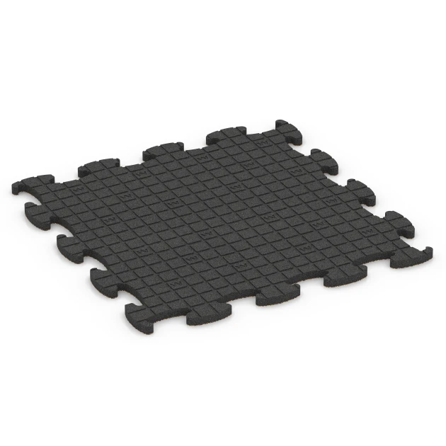 Aufsicht auf die Unterseite, also die Bodenseite von WARCO-Formteil 6894 - Fitness Max vloersysteem im Format 98 x 98 x 2,8 cm.