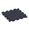 Aufsicht auf die Unterseite, also die Bodenseite von WARCO-Formteil 6958 - Fitness Premium sportvloer im Format 28,9 x 28,9 x 1,8 cm.