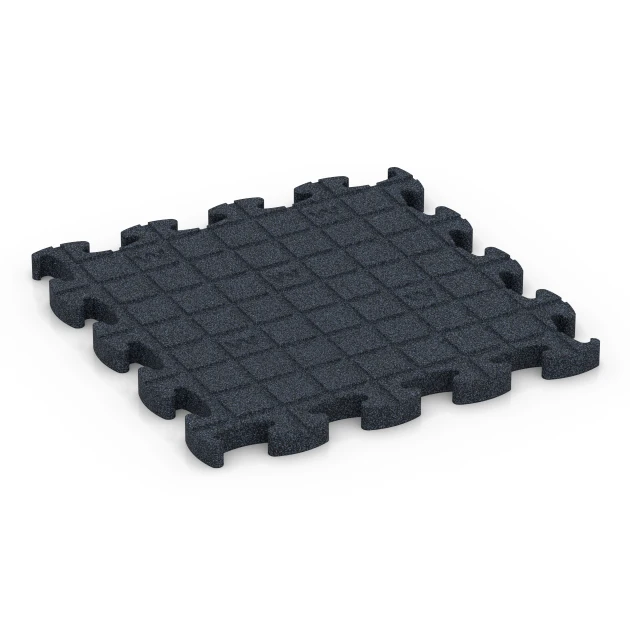 Aufsicht auf die Unterseite, also die Bodenseite von WARCO-Formteil 6961 - Fitness Premium sportvloer im Format 45,9 x 45,9 x 2,8 cm.