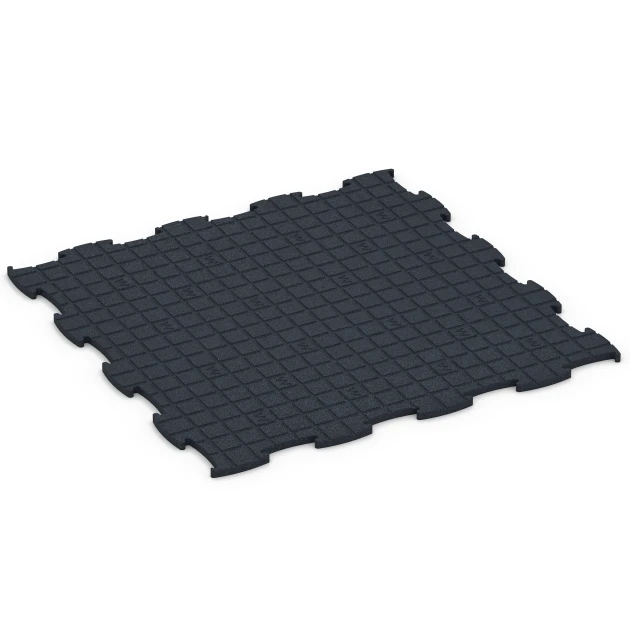 Aufsicht auf die Unterseite, also die Bodenseite von WARCO-Formteil 6968 - Fitness Premium studiovloer im Format 99 x 99 x 1,8 cm.