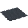 Aufsicht auf die Unterseite, also die Bodenseite von WARCO-Formteil 6963 - Fitness Premium sportvloer im Format 99 x 99 x 2,8 cm.