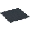 Aufsicht auf die Unterseite, also die Bodenseite von WARCO-Formteil 6969 - Fitness Premium studiovloer im Format 99 x 99 x 2,8 cm.