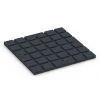 Aufsicht auf die Unterseite, also die Bodenseite von WARCO-Formteil 7133 - Fitnessvloer voor buiten im Format 60 x 60 x 3 cm | 0,36 m².