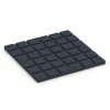 Aufsicht auf die Unterseite, also die Bodenseite von WARCO-Formteil 7134 - Fitnessvloer voor buiten im Format 60 x 60 x 3 cm | 0,36 m².
